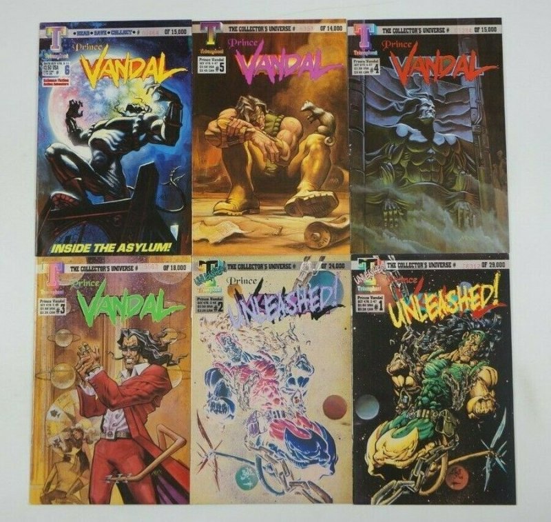 Prince Vandal #1-6 VF/NM complete series - triumphant comics 2 3 4 5 set