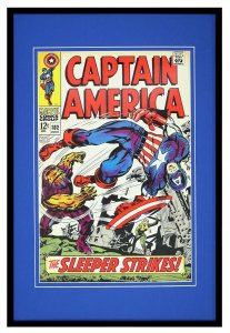 Captain America #102 The Sleeper Framed 12x18 Official Repro Cover Display