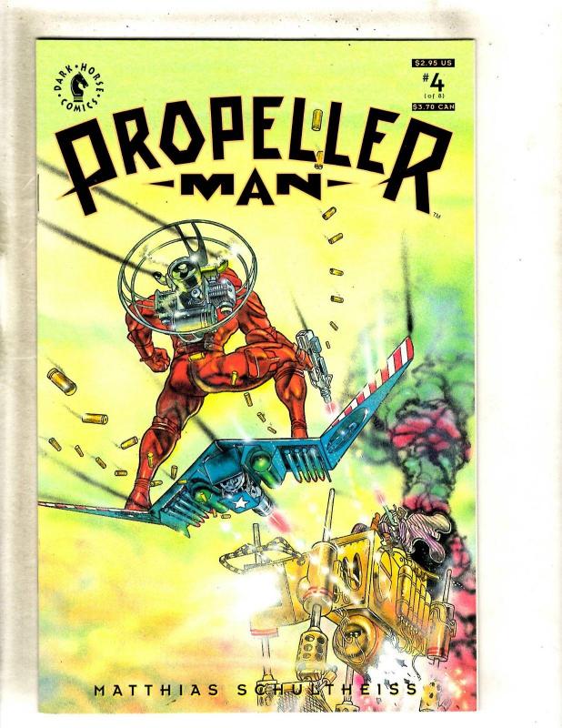 Lot Of 8 Propeller Man Dark Horse Comic Books # 1 2 3 4 5 6 7 8 Limited Ser. FM8