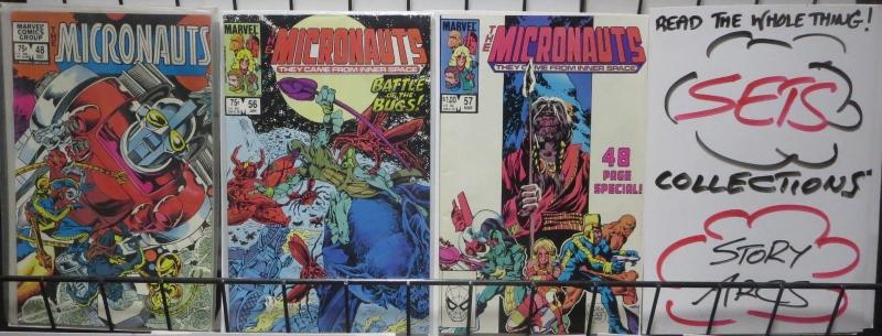 MICRONAUTS COLLECTION! 39 ISSUES! (Marvel, 1979) Mantlo! Golden! Gil Kane!Guice!