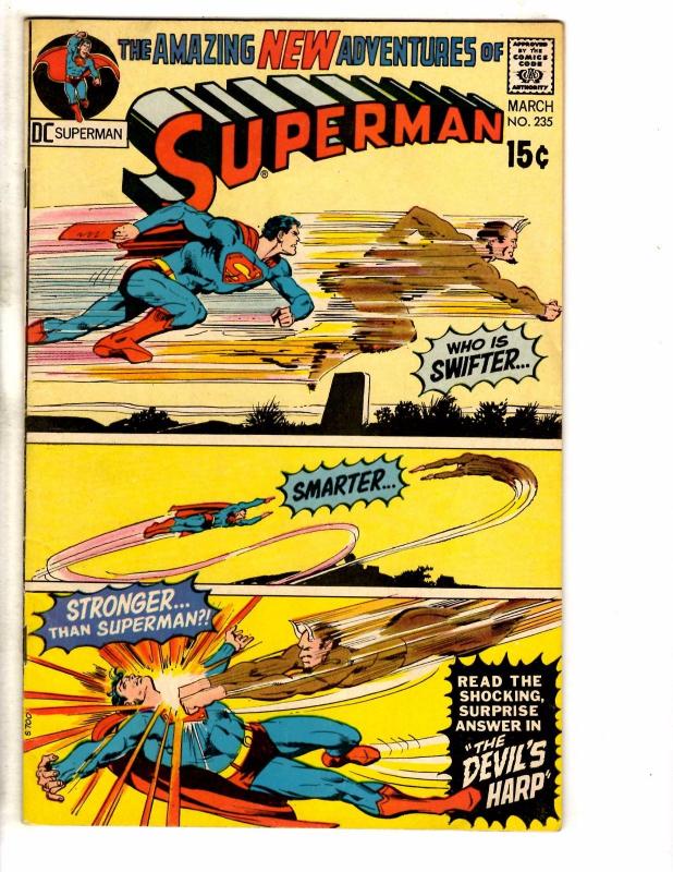 Superman # 235 VF DC Comic Book Giant Krypton Superboy Batman Flash Atom J249