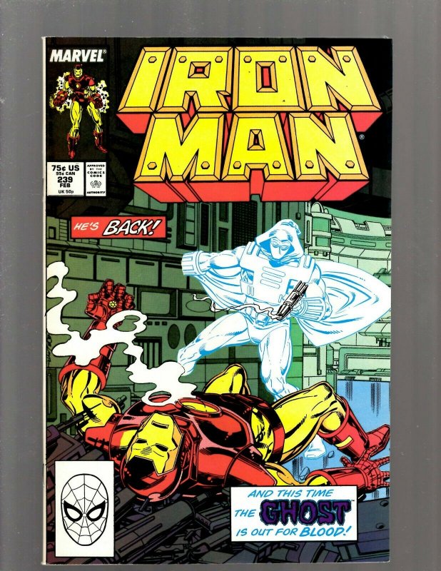 12 Iron Man Comics #230 231 232 233 234 235 236 237 238 239 241 Annual #9 GB2