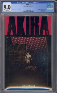 AKIRA #1 CGC 9.0 1ST AMERICAN APPEARANCE KANEDA & TETSUO WHITE PAGES 0022 