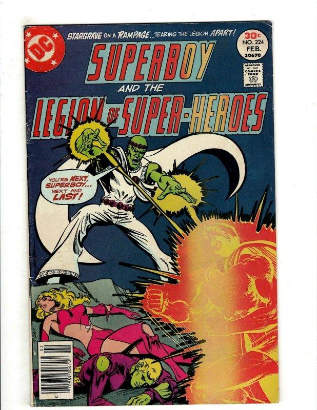 9 DC Comics Superboy Legion of Super-Heroes 209 212 216 217 220 224 225 + J461