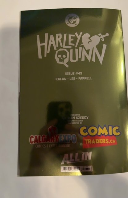 HARLEY QUINN #49 FOIL NATHAN SZERDY  VIRGIN VARIANT 2025 DC NM