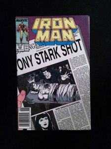 Iron Man #243  MARVEL Comics 1989 VF+ NEWSSTAND