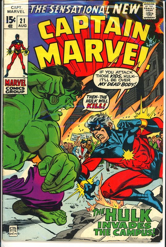 Captain Marvel #21 (1970)