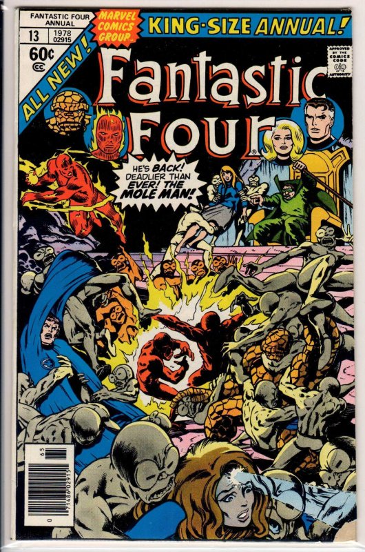 Fantastic Four Annual #13 (1978) NEWSSTAND 6.0 FN