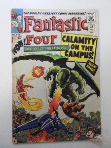 Fantastic Four #35 GD/VG Condition moisture stain