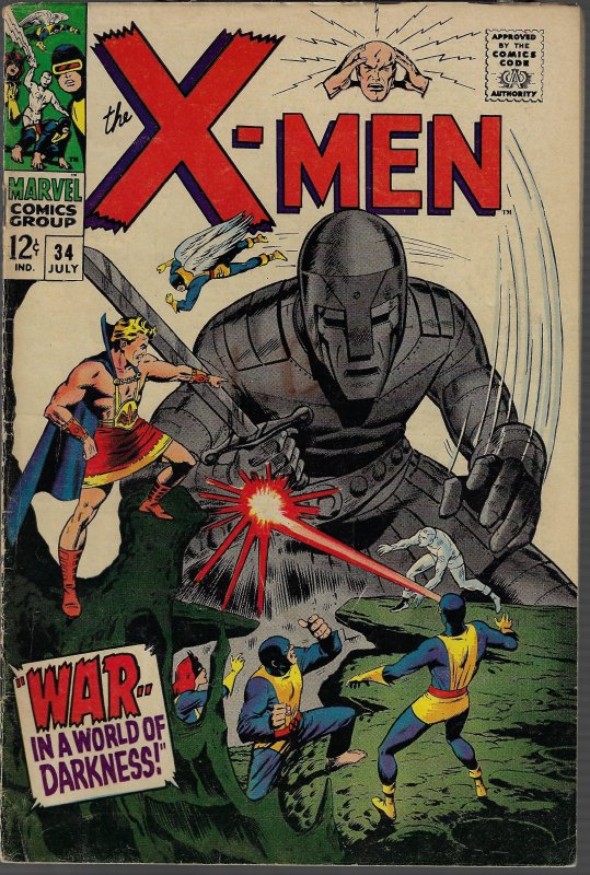 X-men #34 (Marvel, 1967) F-