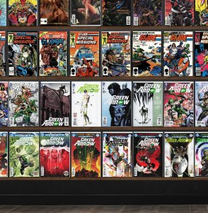 Huge Lot 150+ Comics with Green Arrow, Badger, Alien Legion, Nightwing & More!