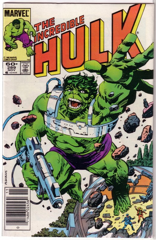 Incredible Hulk   vol. 1   #289 VG Mantlo/Sal Buscema, Milgrom cover, AIM