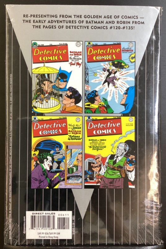 DC Archives Batman Vol. 6 Detective Comics #120-135 HC - 2005 