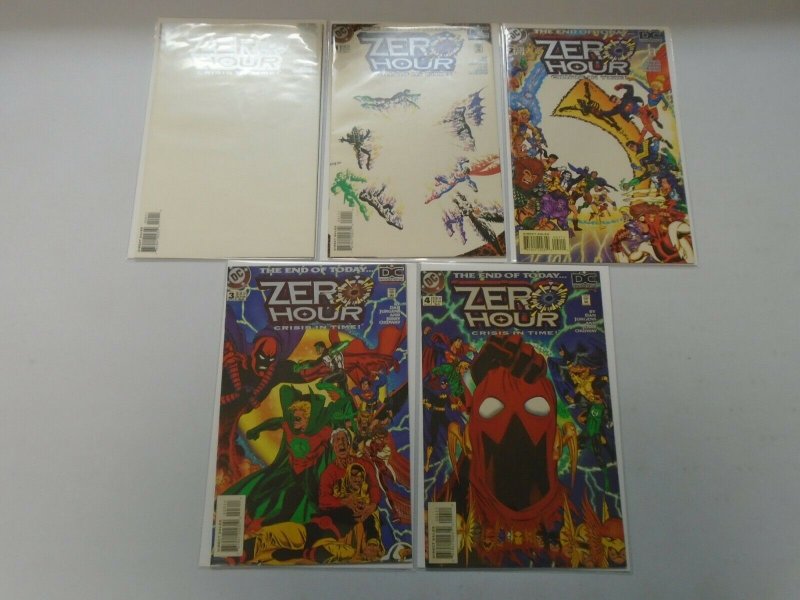 Zero Hour Crisis in Time set #0-4 8.0 VF (1994)