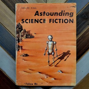 Astounding Science Fiction Vol 56 #2 VG (Oct 1955) Freas Art, Robot Cover | Pulp