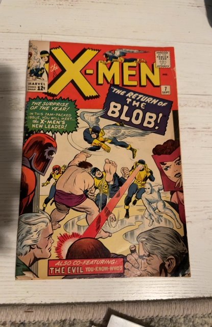 The X-Men #7 (1964)2nd app of the blob:1st cerebro See descriptio