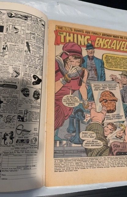 Fantastic Four #91 (1969) the thing enslaved by Skrullls  see description