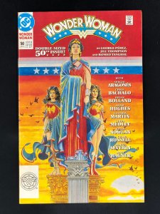 Wonder Woman #50 (1991) Cover Art by George Perez