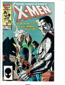 Uncanny X-Men # 210 NM- Marvel Comic Book Wolverine Beast Storm Rogue CR56A