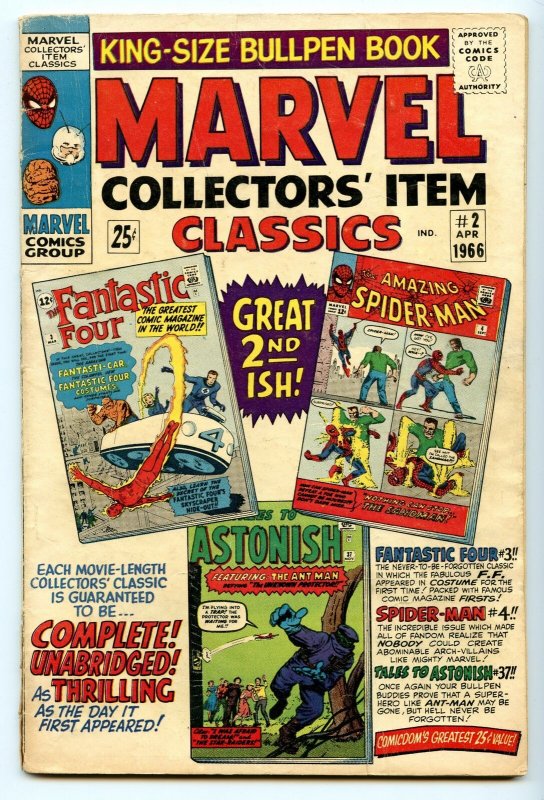 Marvel Collector's Item Classics 2 Apr 1966 GD (2.0)