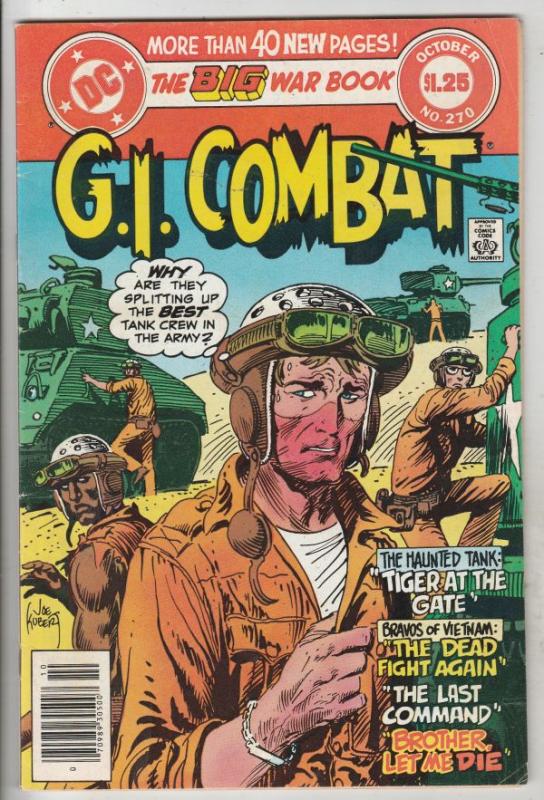 G.I. Combat #270 (Oct-84) VF High-Grade The Haunted Tank