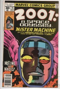 2001 A SPACE ODYSSEY #10, VF, Jack Kirby, Stanley Kubrick, more JK, Machine Man