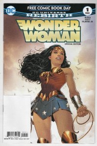 DC Rebirth Wonder Woman #1 FCBD 2017 DC Comics