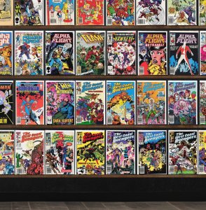 Huge Lot 150+ Comics with Alpha Flight, West Coast Avengers & More!