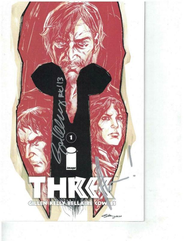 THREE (2013) 1 VF-NM NYCC VARIANT COVER SIGNED