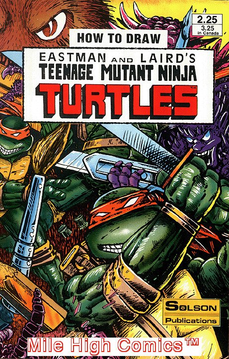 HOW TO DRAW TEENAGE MUTANT NINJA TURTLES (SOLSON) (1986 Series) #1 Near Mint