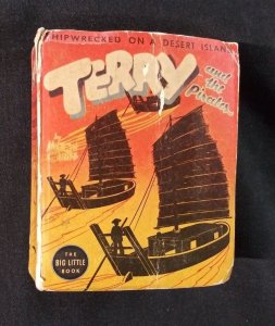 1938 Terry and the Pirates Shipwrecked on a Desert Island #1412 BIG LITTLE BOOK