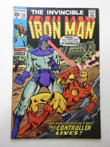 Iron Man #28 (1970) VG+ Condition moisture stain