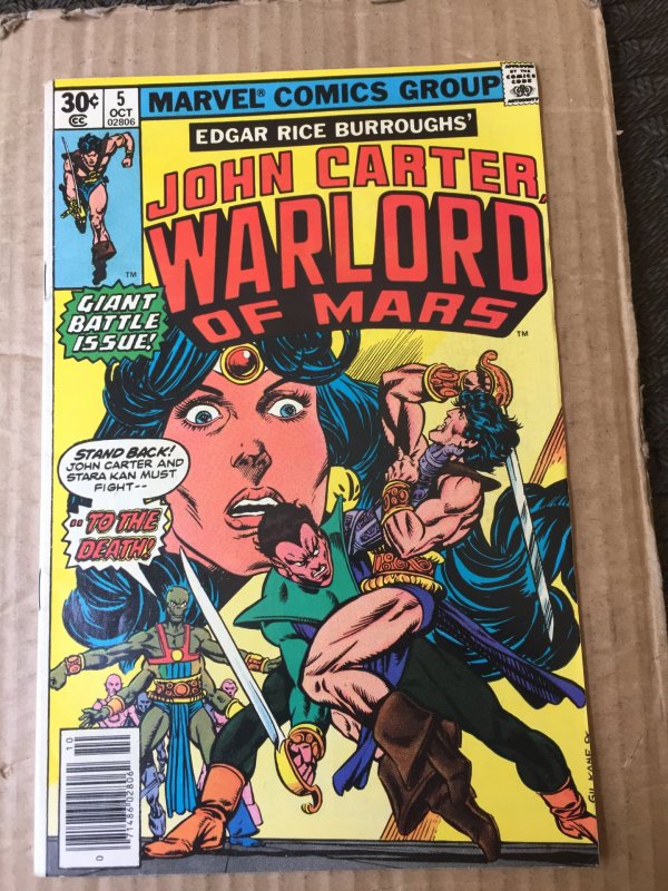 John Carter Warlord of Mars #5 (1977)