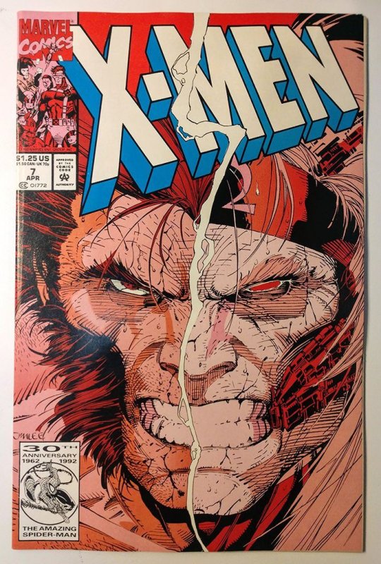 X-Men #7 (9.4, 1992) 1ST APPEARANCE OF CEREBRO