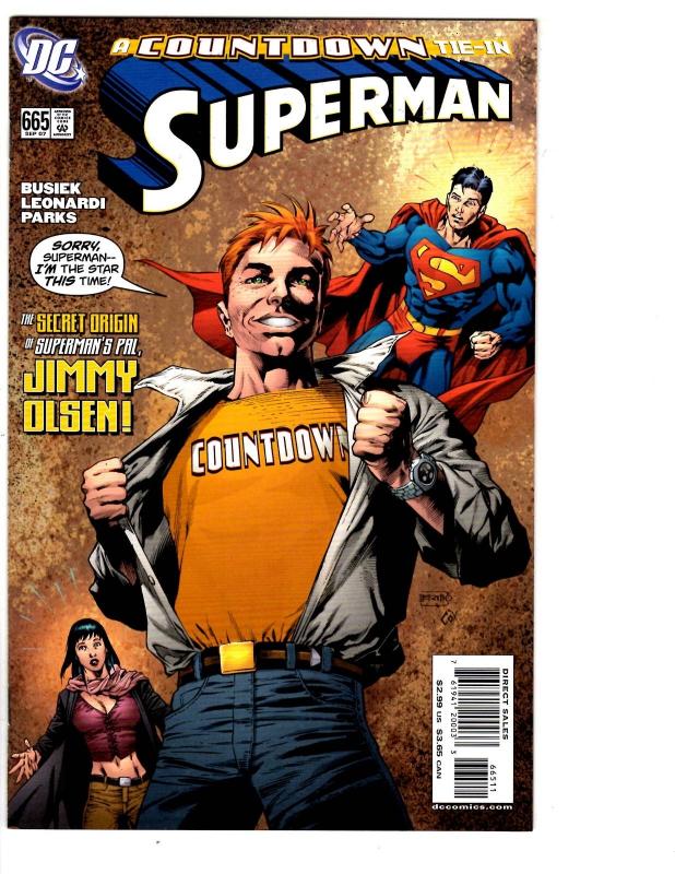 5 Superman DC Comics # 663 664 665 666 667 Batman Wonder Woman Supergirl BH21