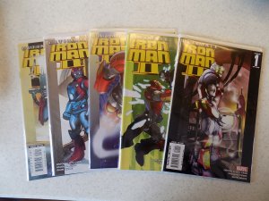ULTIMATE IRON MAN 1-5 MARVEL COMPLETE SET VF/NM READ AD FOR SAVINGS