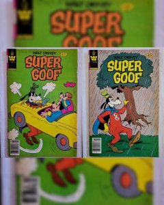 Super Goof #59-60 VG/FN (Whitman 1980) Disney Comics / Covers by Pete Alvarado
