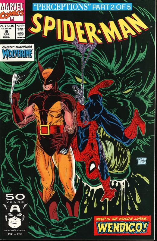 Spider-Man #9 Guest Starring Wolverine (Marvel)