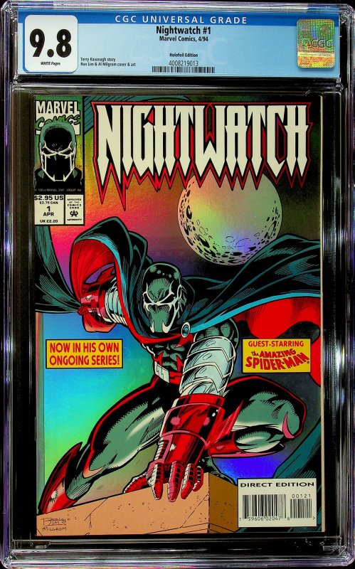 Nightwatch #1 (1994) - CGC 9.8 Cert#4008219013