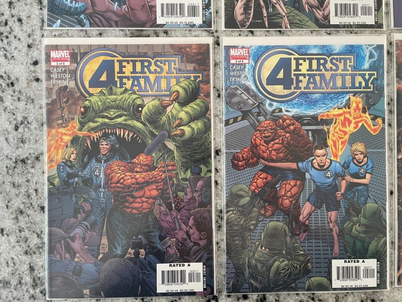 4 First Family Complete Marvel Comics LTD Series # 1 2 3 4 5 6 NM Fantastic CM15