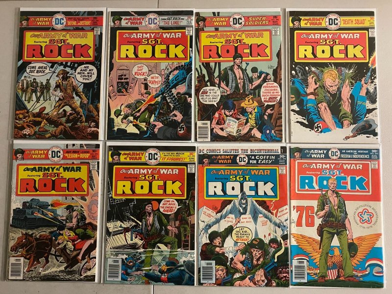 Our Army at War comics lot #271-301 30 diff avg 4.0 (1974-77)