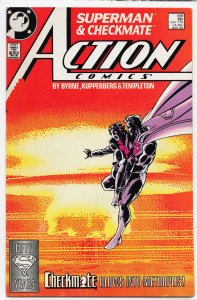 Action Comics #598 Direct Edition (1988) Checkmate