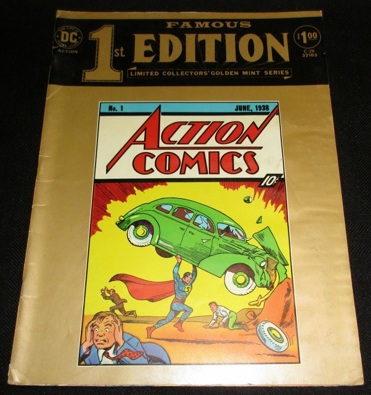 Famous 1st Edition C-26 | Action Comics #1 | Treasury Sized (1974) VG