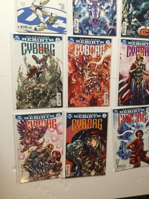 Cyborg Rebirth Variant Set 1 1 2 3 4 5 6 7 8 Nm Near Mint IK