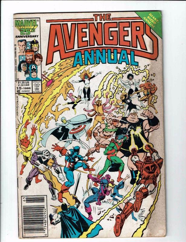 5 Avengers Marvel Comic Book Annuals # 15 16 17 18 19 Wasp Hulk Thor Ant-Man BH5
