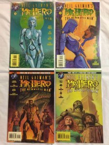 Neil Gaiman's Mr. Hero - The Newmatic Man #13-16 Comic Book Set Tekno 1995