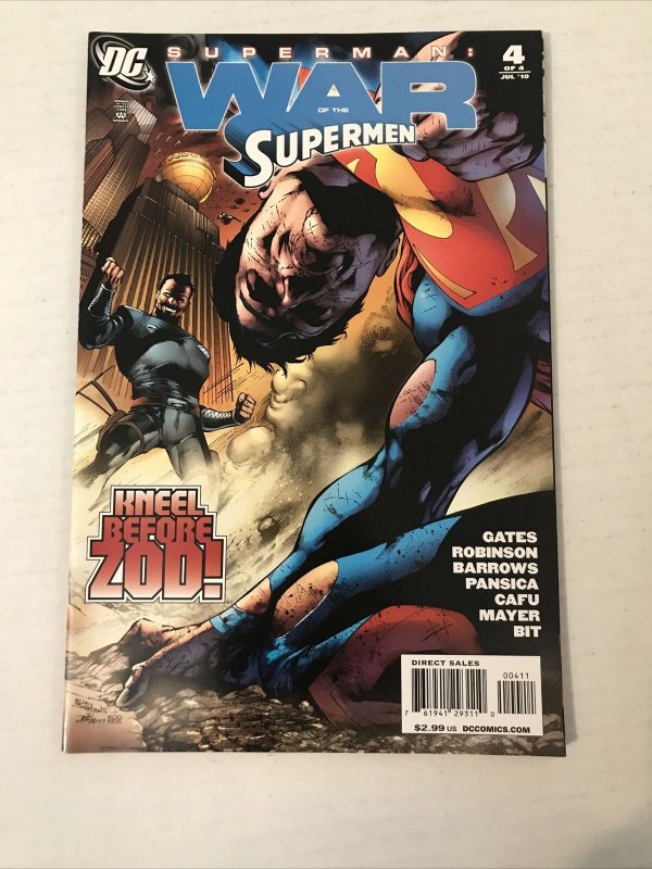 Superman: War Of The Supermen Lot Of 4 #1-4 Complete Series