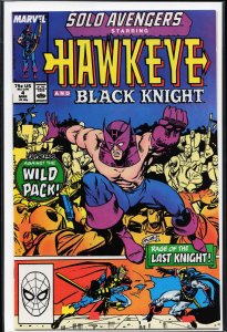Solo Avengers #4 Direct Edition (1988) Black Knight