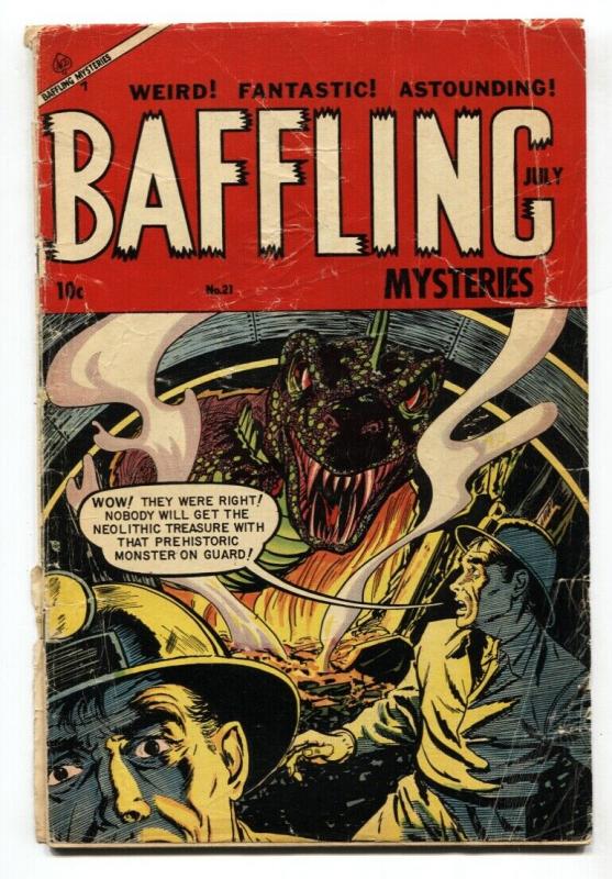 Baffling Mysteries #21-Monster cover-Pre-code horror-comic book G