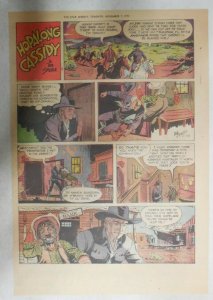 Hopalong Cassidy Sunday Page by Dan Spiegle from 11/8/1953 Size: 11 x 15 inches